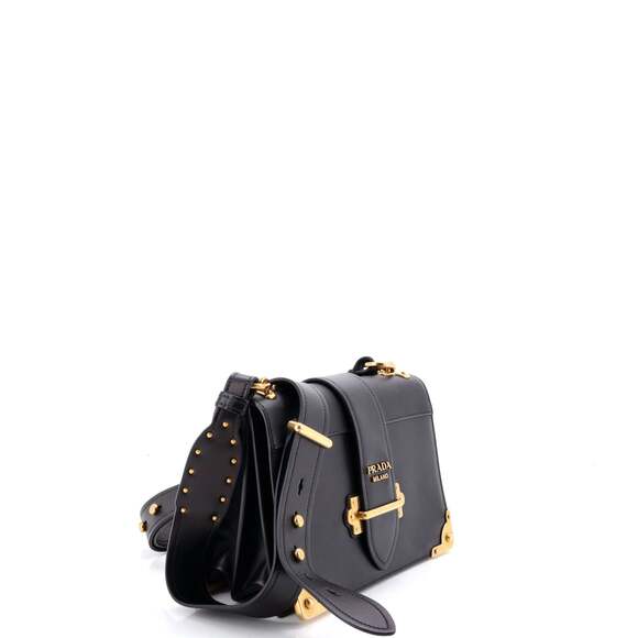 Prada Cahier Crossbody Bag Leather And #235049P23B - Picture 2 of 7